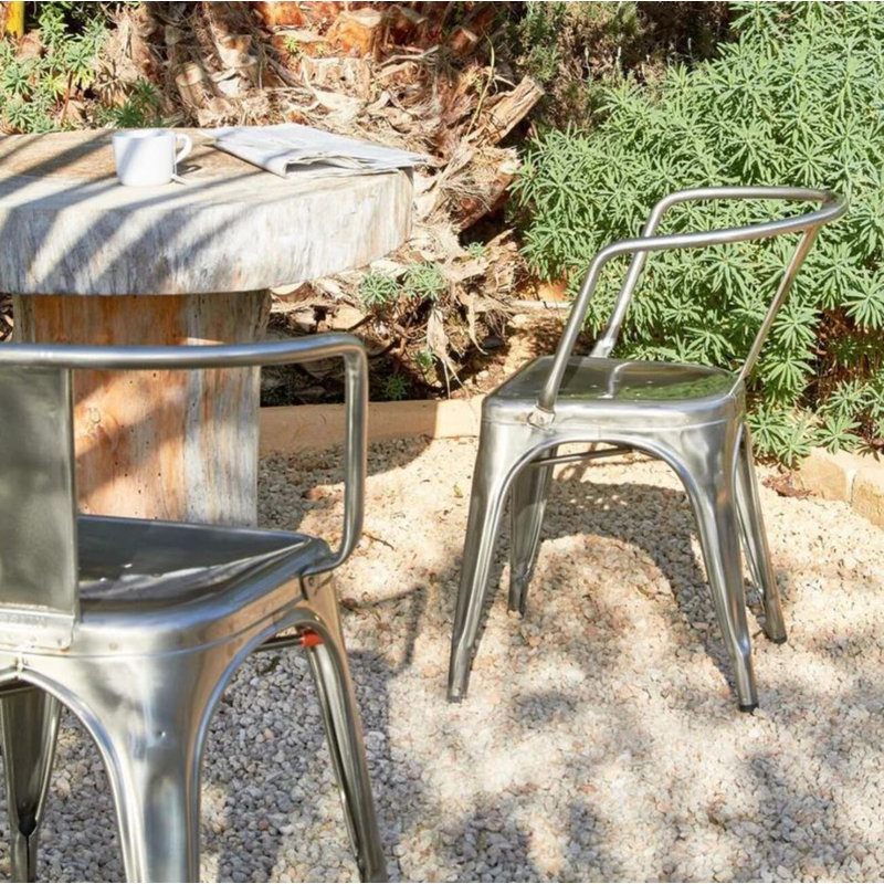 Chaise de salle à manger Kurios, Métal industriel