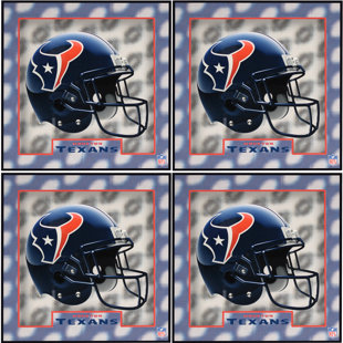 Sous-verre Houston Texans Helmet (Ensemble de 4)