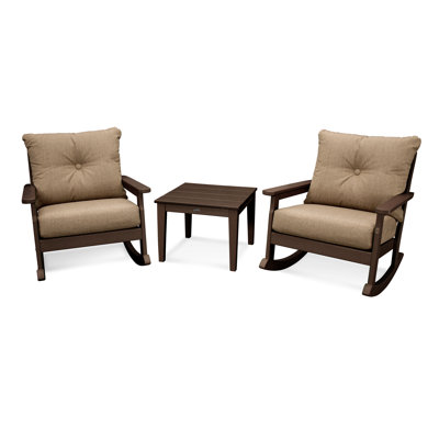 Vineyard 3-Piece Deep Seating Rocker Set