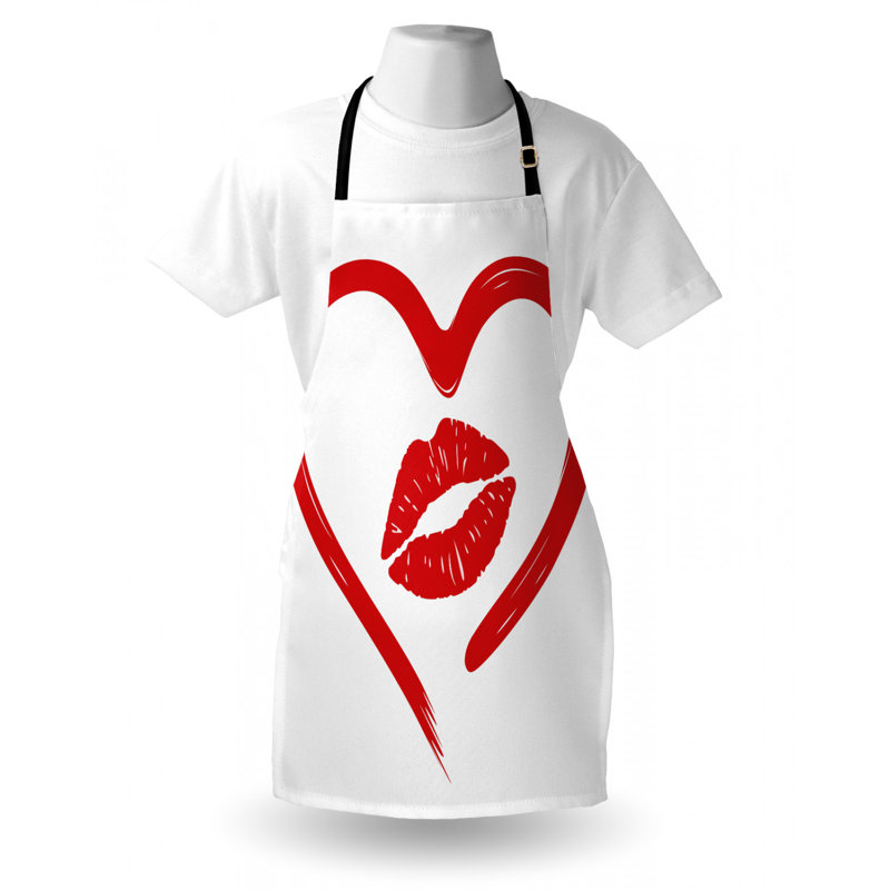 Valentine's Day Bib Apron