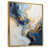 Toile avec cadre flottant or