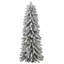 4'' Snow Flocked Evergreen Tree