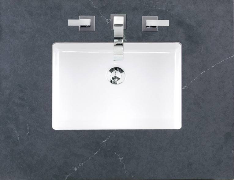 Addison 30'' W Vanity, Charcoal Soapstone, Glossy White, 8" Widespread