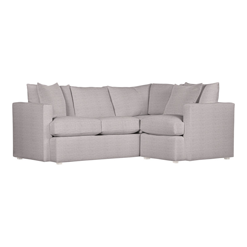 American Bungalow 2-Piece Sectional, Nadia Linen, Casa Blanca