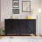 Wood Storage Cabinet Sideboard,Buffet table with 4 Doors and 4 open Shelves-1499681549