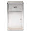 41.5cm W Metal Bedside Table