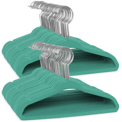  11" Velvet Non-Slip Baby Clothing Hangers