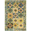 Overdyed Hand-Knotted Wool Modern-Contemporary Green Area Rug 5' 7" x 8' 0"