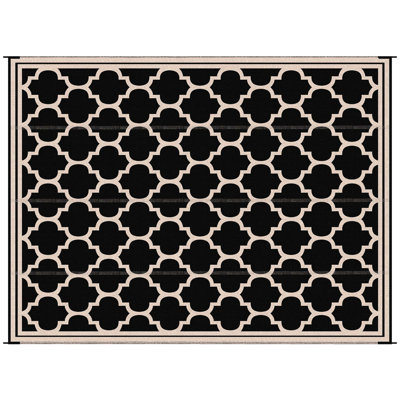 Outsunny Reversible Outdoor Rug Carpet, 9