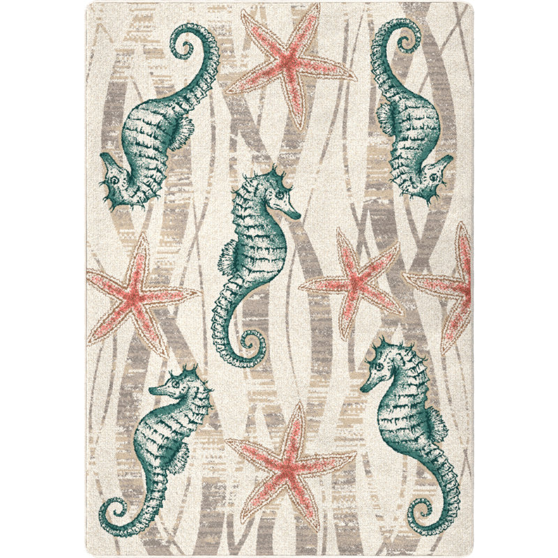 Aziz Abstract Indoor Rug, Rectangle 5' x 8'