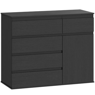 5 -Drawer 1 -Door Rectangle Accent Chest