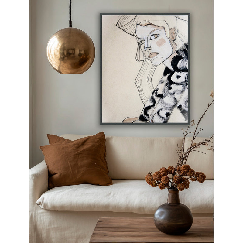 Female Gaze, 21.75" H x 17.75" W