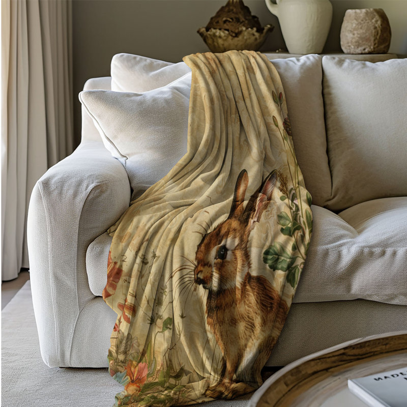 Forbidden Forest Echoes - 1 Pièce Sherpa Premium - Reproduction d'art luxueuse, Grand lit