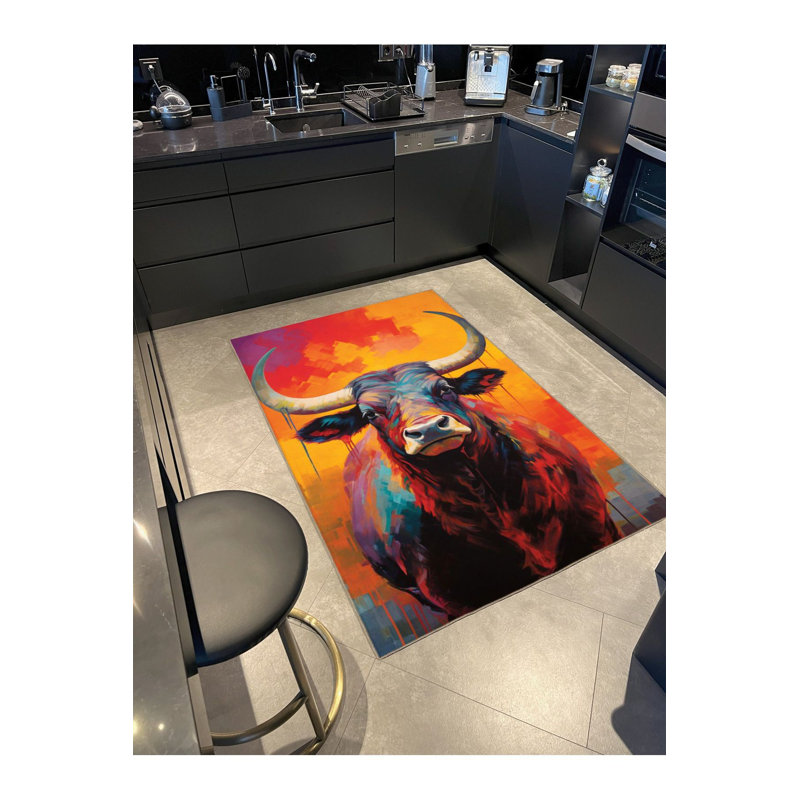 Tapis lavable Bull, Rectangle 2 pi 4 po x 3 pi 11 po