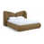 Tissu chenille brun