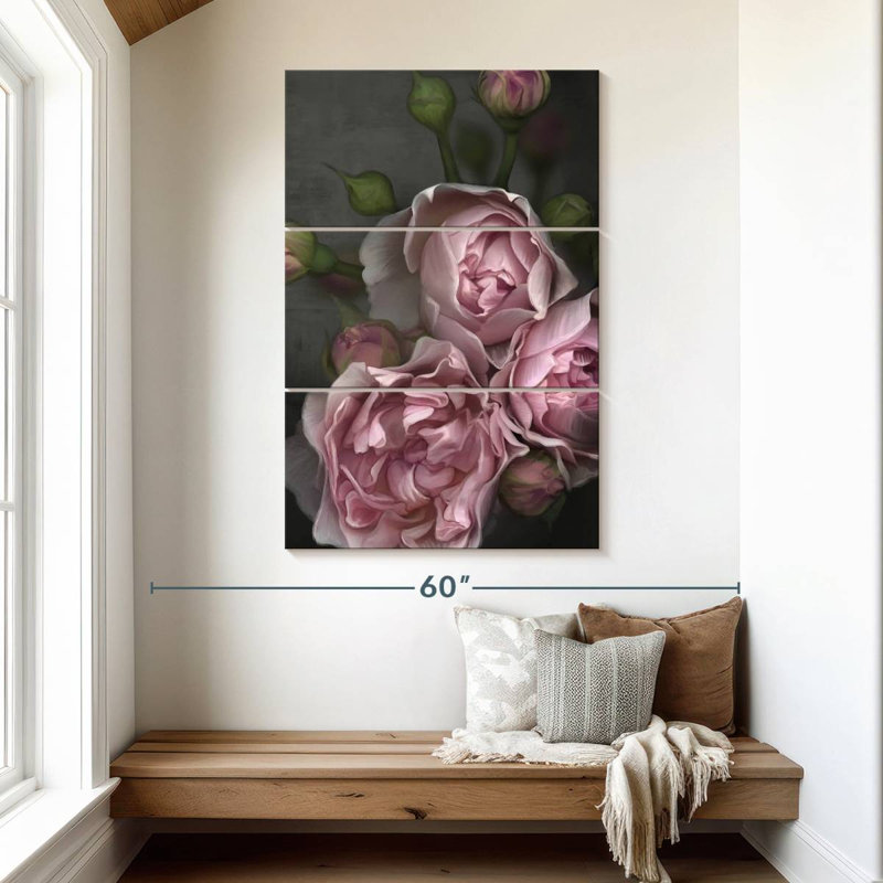 Bouquet de pivoines roses Harnek, H 50 po x l 32 po