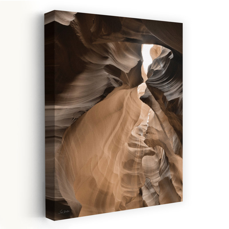 Tourbillon de grès, art abstrait contemporain, H 36 po x l 24 po