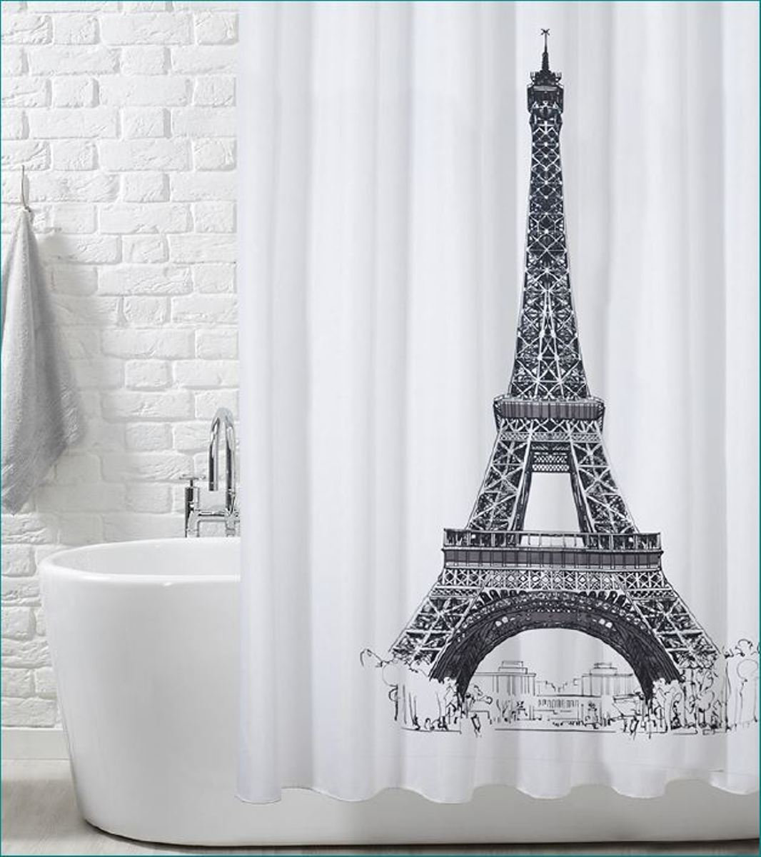 Ophelia & Co. Hahne Single Shower Curtain + Hook & Reviews Wayfair Canada