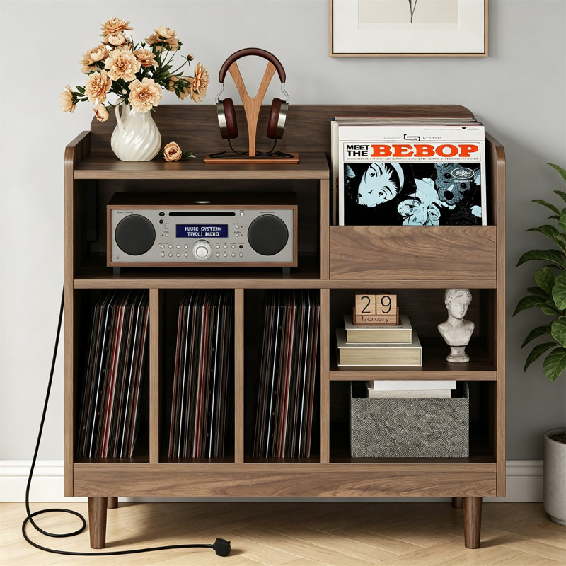 85.3 cm H Media Shelves