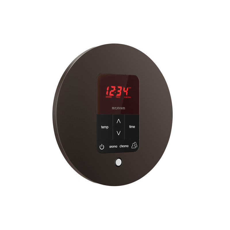 Thermostat et saunacore offre de douche rond itempo plus, Bronze huilé