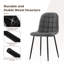 50cm H Velvet Upholstered Metal Side Chair-2019645661