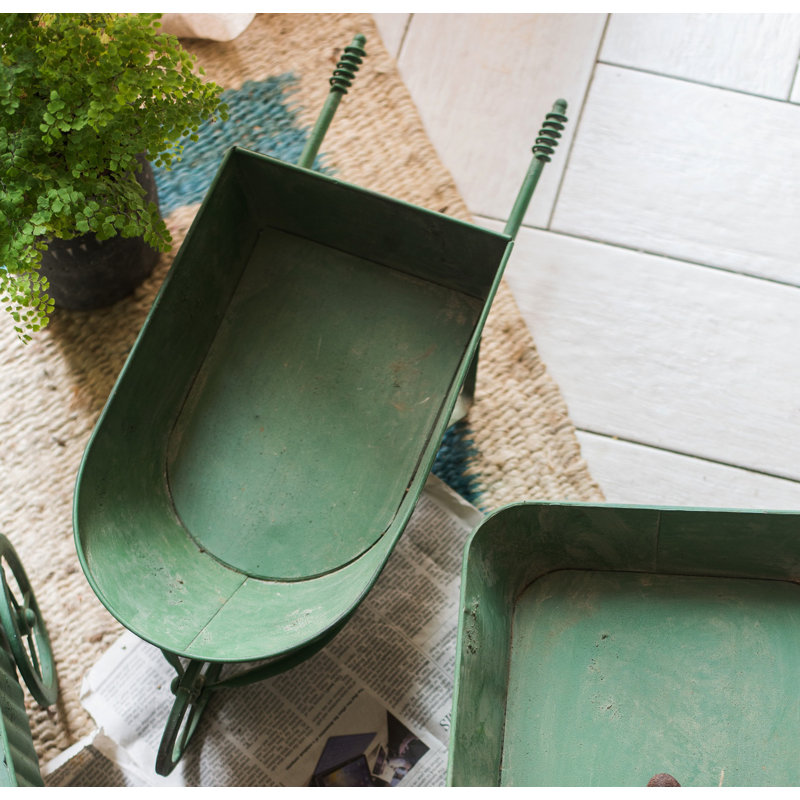 Pennebaker Metal Wheelbarrow Planter