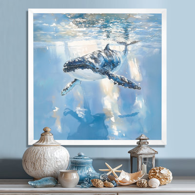 Décoration murale «Whales Serenity» - Baleine