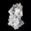 Apophyllite sur calcédoine