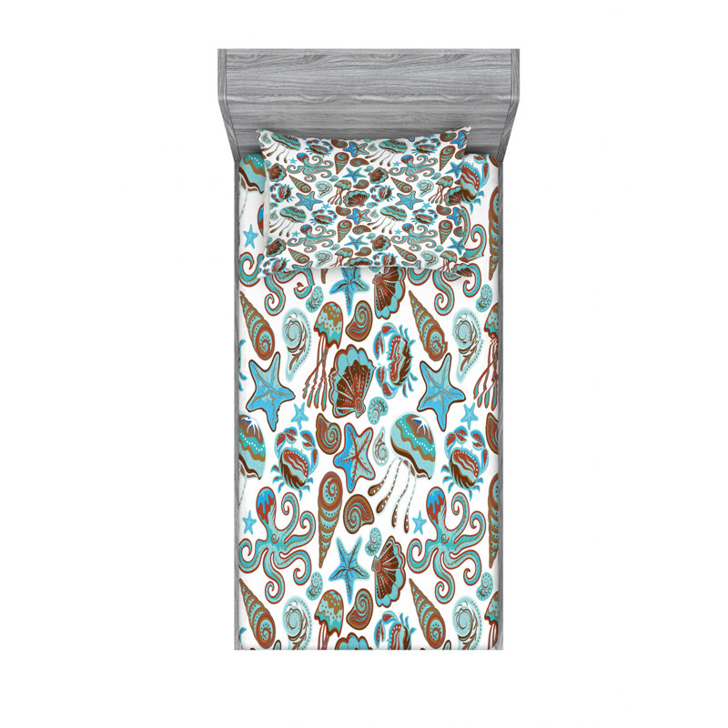 Microfiber Sheet Set, Twin XL Sheet Set with Fitted Sheet