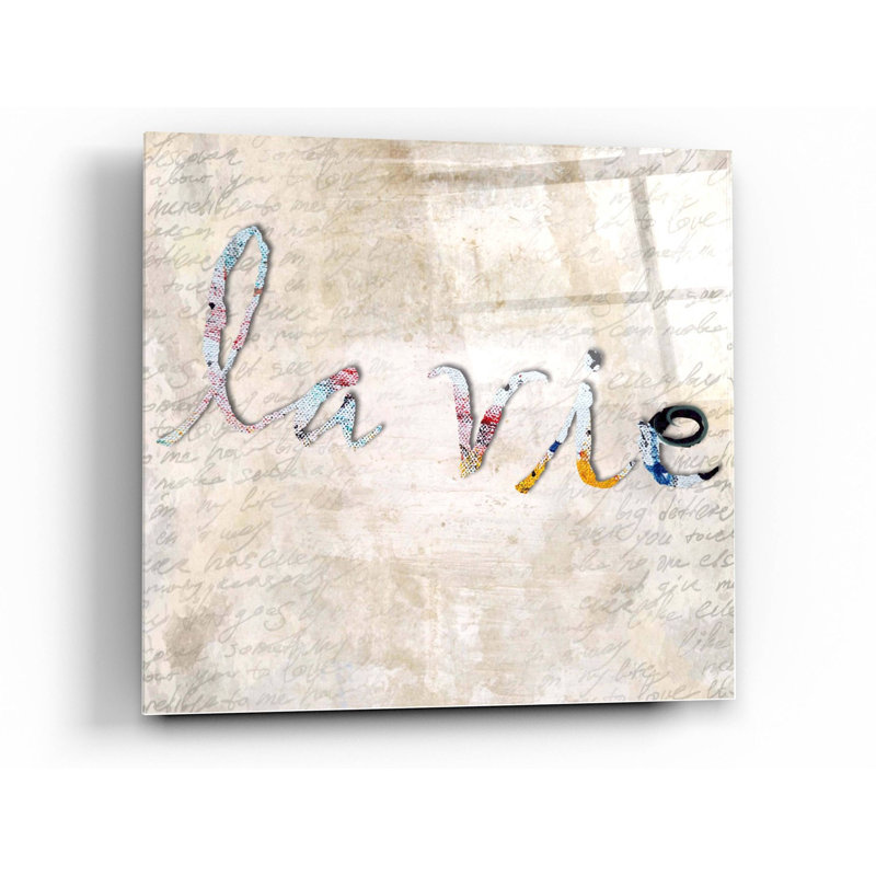 Latitude Run® «La Vie» par Karen Smith, art mural en verre acrylique, H 24 po x l 24 po