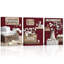 3 Piece Wrapped Canvas Wall Art-2110457947