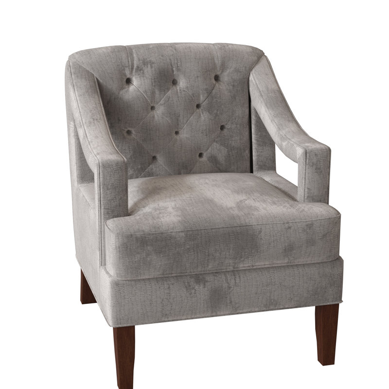Armchair, Grayson Charcoal, Burnished Brown