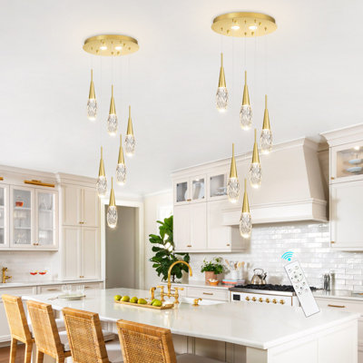 6-Lights Dimmable Chandelier Dining Lights