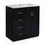 Ensemble de meuble-lavabo autoportant avec cadre en bois 30 po-1157590143