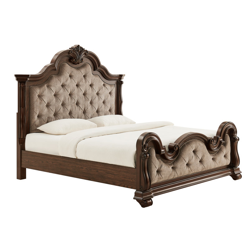 Müller Upholstered Solid Standard Bed, California King