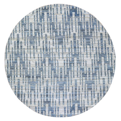Milen One-of-a-Kind 8'1" New Age Round Area Rug in