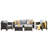 Premium All-Weather Wicker 5 - Person Patio Conversation Set with Cushions-1383815480