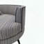 Chaise pivotante moderne avec rotation à 360 degrés