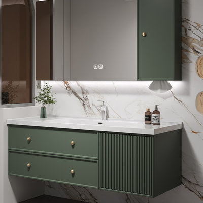 Light luxury French-style bathroom cabinet