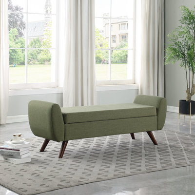 Banc de rangement rembourré Amsi