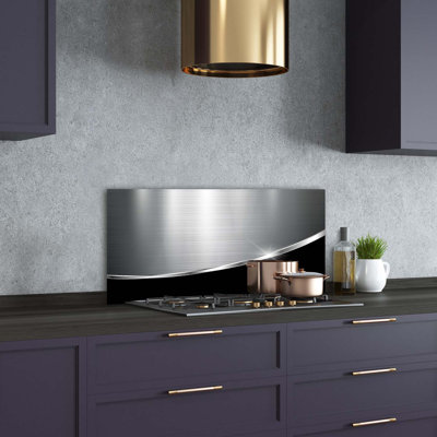 Baukje 50cm W x 100cm L Glass Peel and Stick Panel