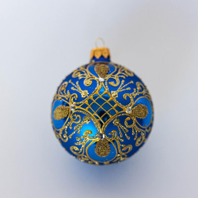 Ornately Patterned Ball Ornament