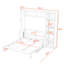 Lit plateforme en bois avec tablettes Murphy-1885012480-1885012487