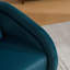 Fauteuil d'appoint pivotant en tonneau, fauteuil pivotant rembourré en velours compact de luxe à 360 degrés pour le salon, la chambre à coucher et le bureau à domicile-1892221597