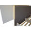 Lit plateforme tapissier à panneau large Lyset avec éclairage DEL -23666680