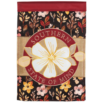 Double Sided 18 in. H x 13 in. W Polyester Garden flag