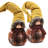 Aurean Rustic Gnome Figurines With Cozy Plush Texture