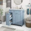 Meuble-lavabo simple 30 po avec plateau Ramil
