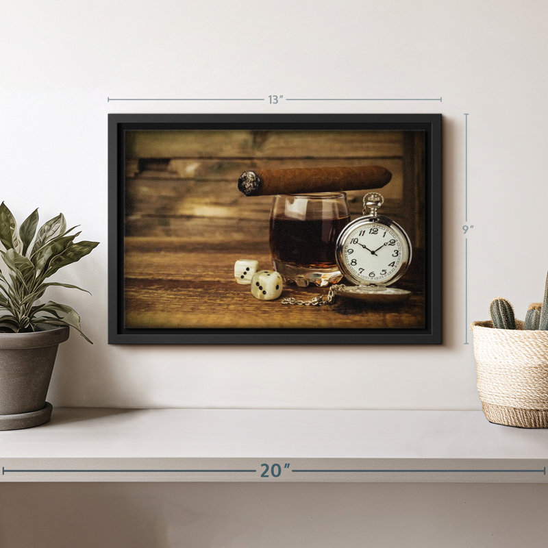 " Late Night Drinks Canvas Print ", 9" H x 13" W