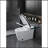 Luxury Smart Toilet With Bidet Seat Built-In, Intelligent Toilet Auto Open/Close Seat, Foot Sensor, LED Display,Night Light, Warm Water & Dryer,White